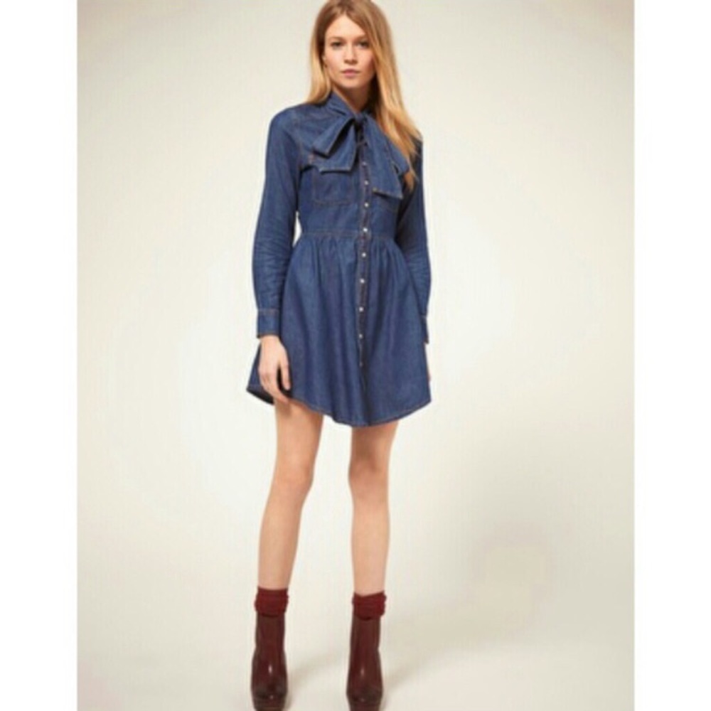 ASOS Petite Denim Dress